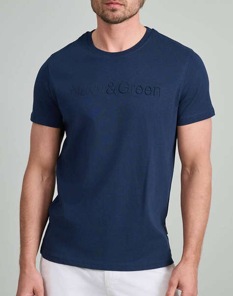 NAVY&GREEN BLUZA DECOLTEU