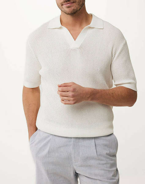 MEXX Open knit polo buttonless