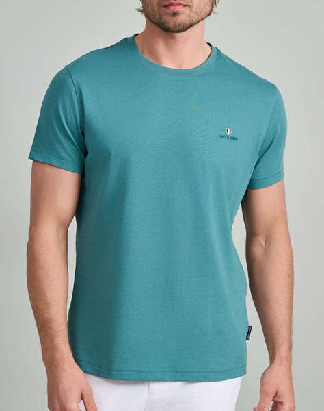 NAVY&GREEN BLUZA DECOLTEU