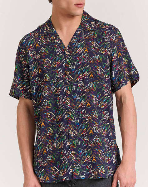 FUNKY BUDDHA Camasa de barbati cu Maneca Scurta