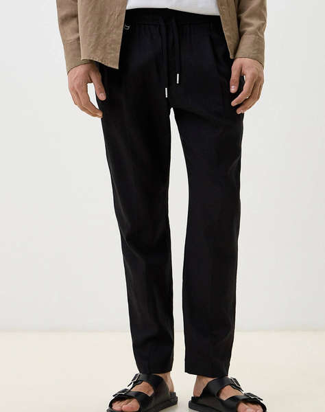 ANTONY MORATO MMTR00748FA800126 MIN OF 6 TROUSERS NEIL REGULAR FIT IN TWILL LINEN VISCOSE BLEND FABRIC PANTALONI DE BARBATI