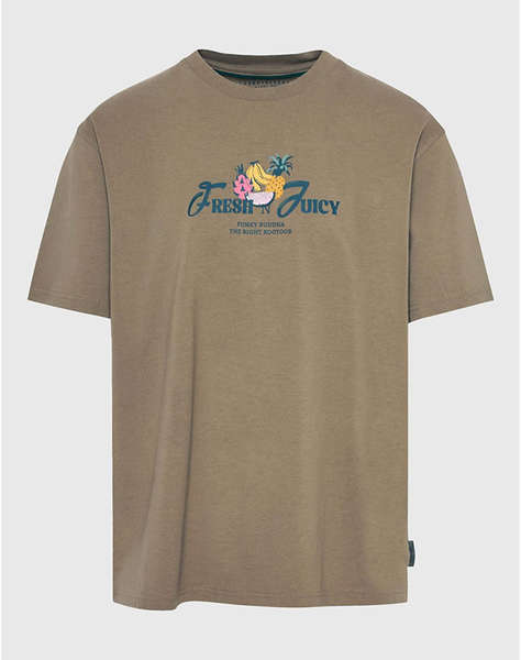 FUNKY BUDDHA Bluza de barbati Maneca Scurta Cu Imprimeu
