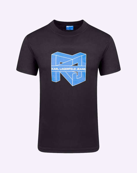 KARL JEANS KLJ REG SS CUBE LOGO TEE