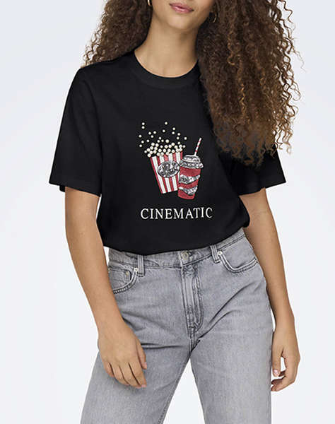 ONLY ONLBURST LIFE S/S POPCORN TOP BOX JRS
