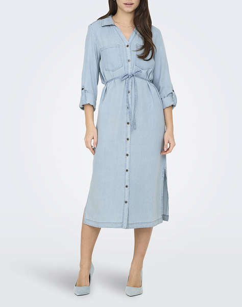 ONLY ONLCHARIS LIFE LS BEL SHIRT DRESS CC WVN