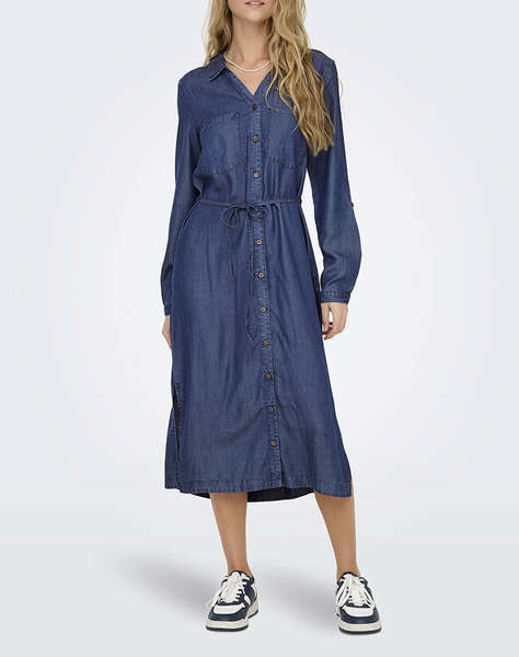 ONLY ONLCHARIS LIFE LS BEL SHIRT DRESS CC WVN