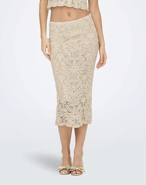 ONLY ONLALBERTE MW LONG SKIRT WVN