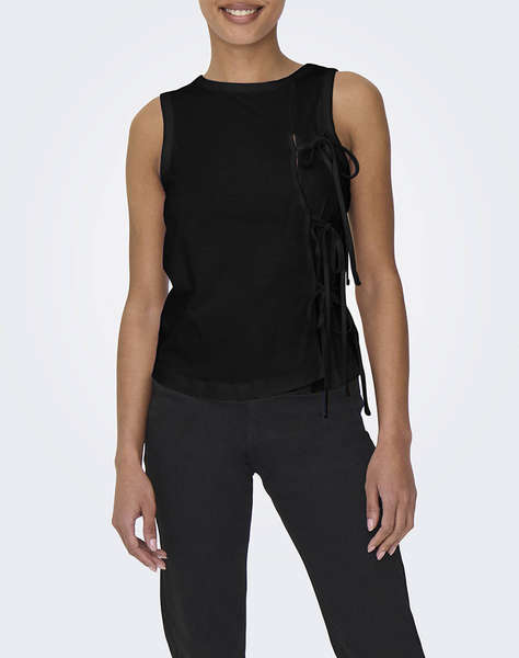 ONLY ONLWILL LIFE S/L TIE TOP JRS