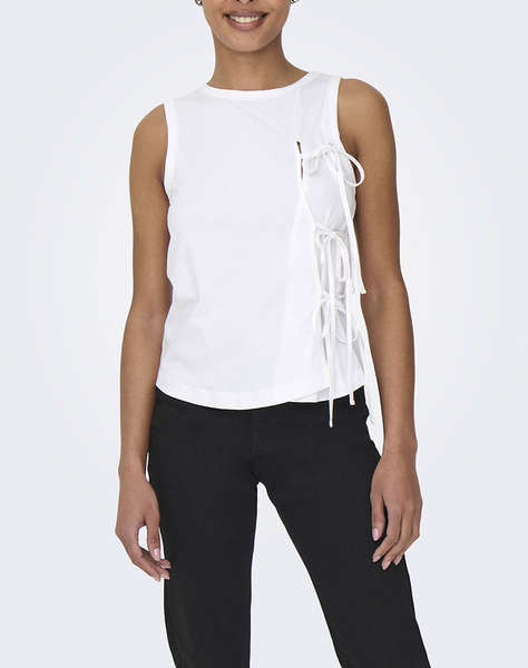 ONLY ONLWILL LIFE S/L TIE TOP JRS