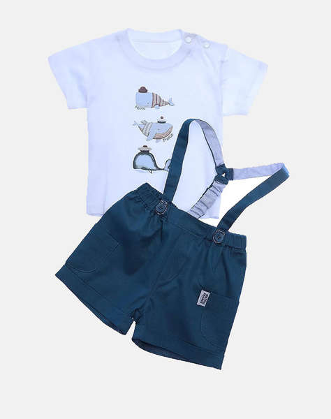 MATOU SET BLUZA SI PANTALONI SCURTI DE COPII BOY