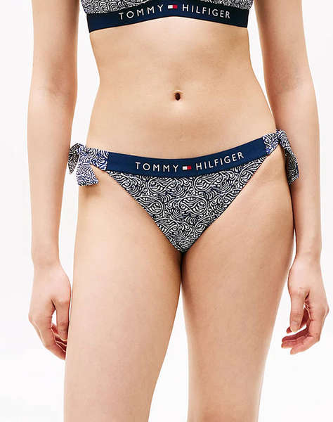 TOMMY HILFIGER CHEEKY SIDE TIE BIKINI PRINT