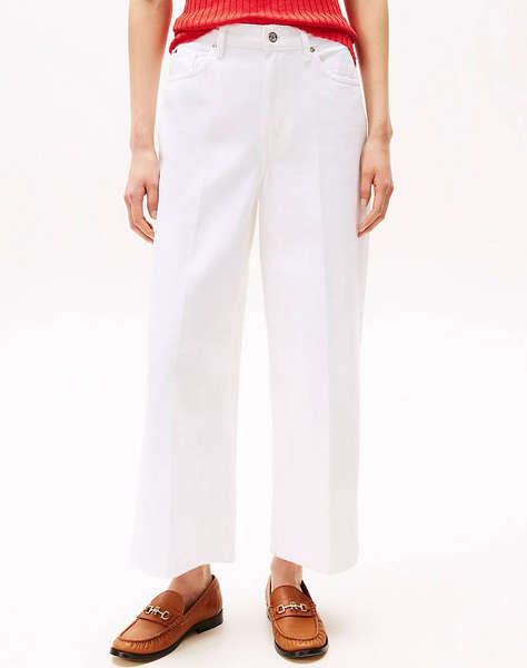 TOMMY HILFIGER WIDE LEG HW A CLR