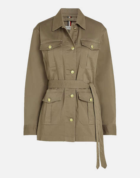 TOMMY HILFIGER GOLD BUTTON UTILITY JACKET