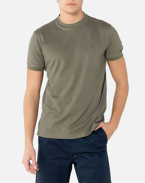 THE BOSTONIANS BLUZA T-SHIRT PIQUE TECH REGULAR FIT