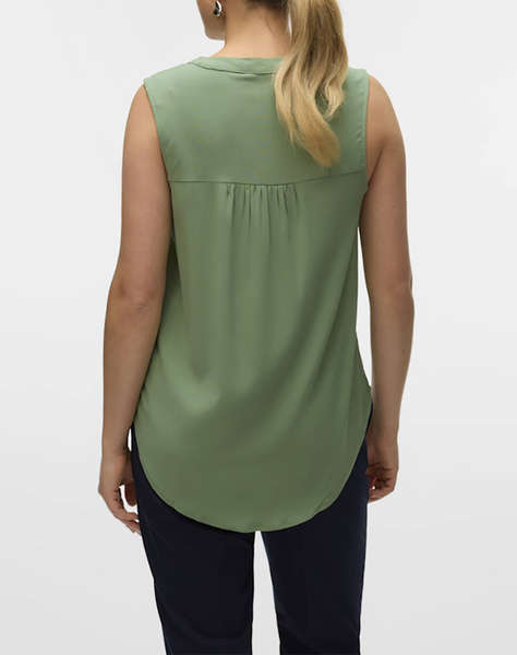 VERO MODA VMBELLA SL V-NECK TOP WVN GA NOOS