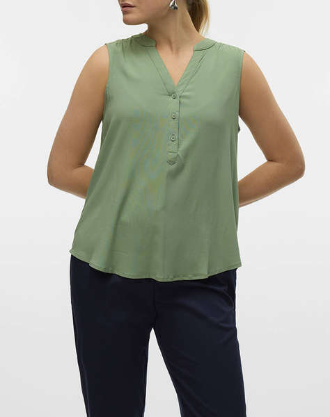 VERO MODA VMBELLA SL V-NECK TOP WVN GA NOOS