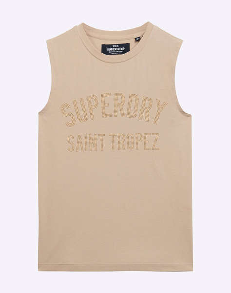 SUPERDRY D2 SDSW SPORT LUXE FITTED TANK BLUZA DE DAMA