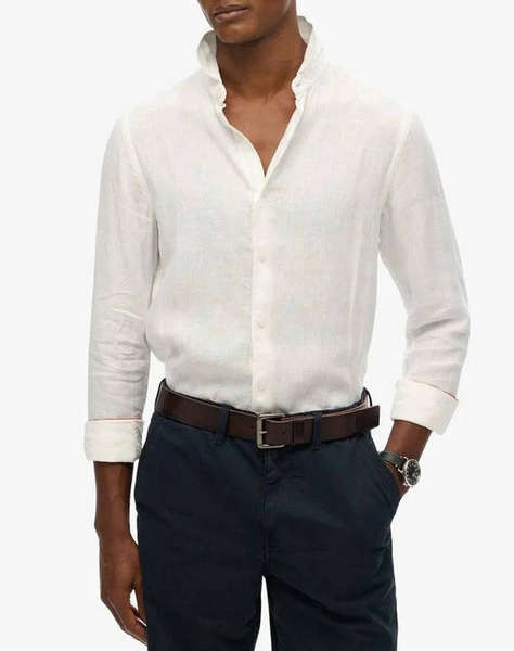 SUPERDRY D2 STUD VACATION L/S LINEN SHIRT CAMASA DE BARBATI