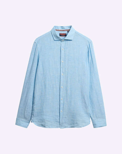 SUPERDRY D2 STUD VACATION L/S LINEN SHIRT CAMASA DE BARBATI