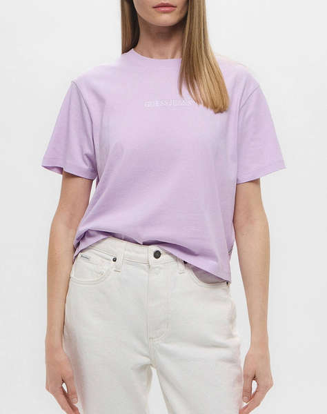 GUESS JEANS GJ SS CN BOXY EMBRO LOGO TEE BLUZA DE DAMA