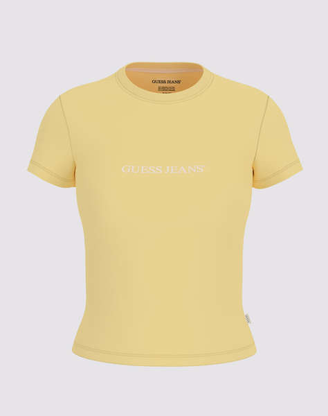 GUESS JEANS GJ SS CN SLIM LOGO PRINT TEE BLUZA DE DAMA