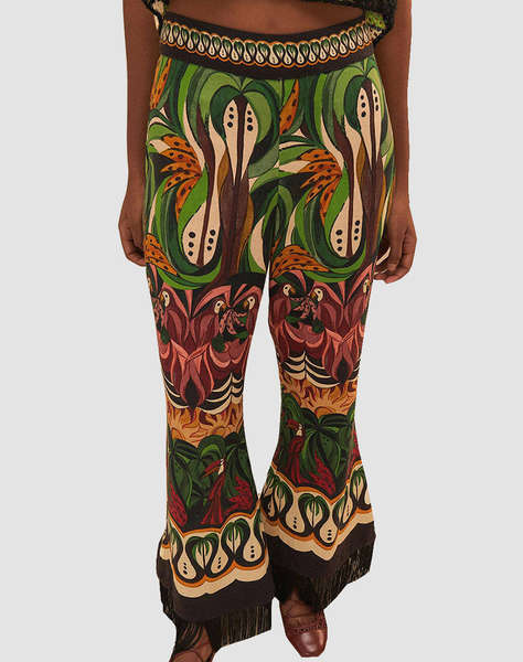 FARM RIO COCONUT TREE FLOW PANTS