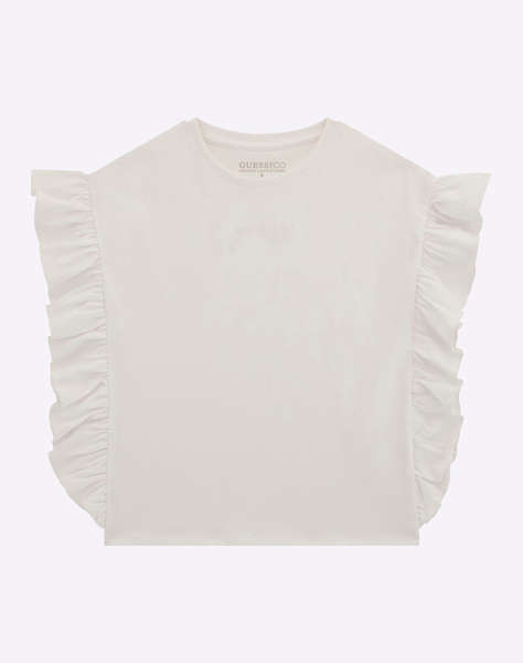 GUESS SS T-SHIRT - MID ORGANIC COTTON JERSEY 210 BLUZA DE COPII GIRL