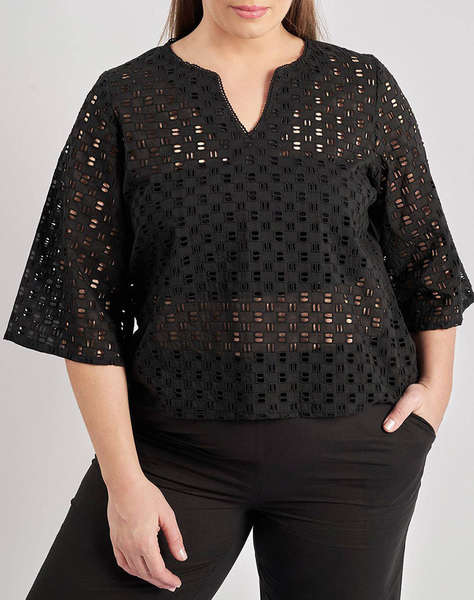 PARABITA Bluza broderie, boxy