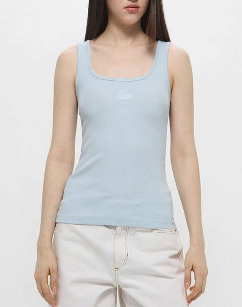 GUESS JEANS GJ TANK TOP SLIM RIB - ORG CO GUNNAR STR RIB 215 BLUZA W
