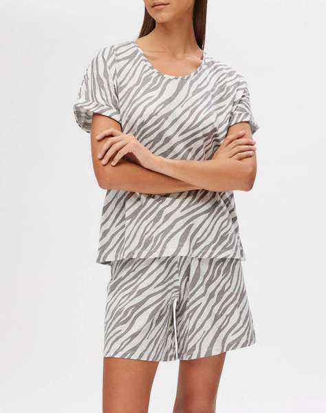 MINERVA PIJ.DE DAMA/SHORTS ZEBRA