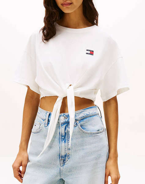 TOMMY JEANS TJW REG WAIST TIE BADGE TEE EXT