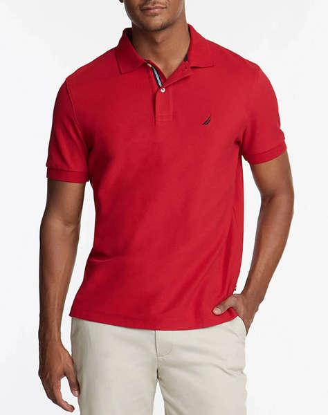 NAUTICA BLUZA POLO KMSOLID ANCHOR DECK C/O