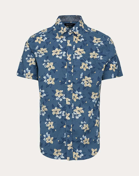 NAUTICA CAMASA KM SUS.S/S CHAMBRAY PRINT