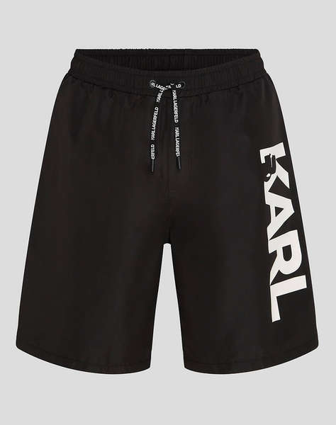 KARL LAGERFELD LOGO LONG BOARDSHORTS
