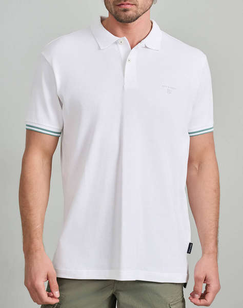 NAVY&GREEN BLUZA POLO