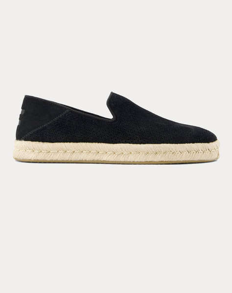 TOMS BLK DMND PERF SUDE MN SANTGO ESP