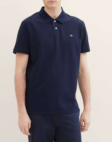 TOM TAILOR BASIC POLO WITH CONTRAST BLUZA DE BARBATI