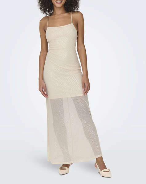 ONLY ONLHELENA STRAP SEQUINS MAXI DRESS WVN