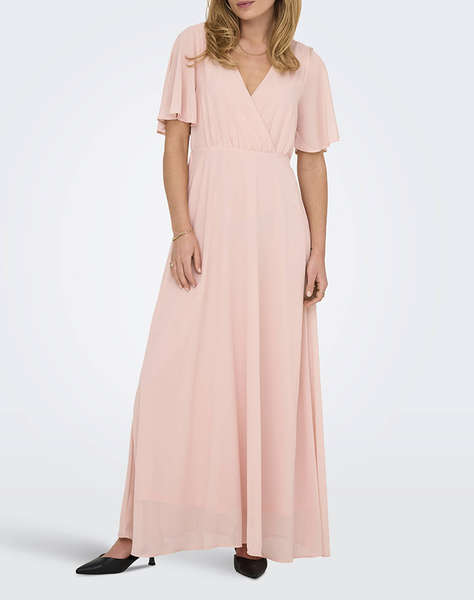 ONLY ONLSTAR LIFE S/S MIA MAXI DRESS WVN