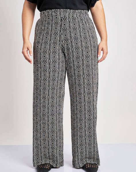 PARABITA Pantaloni jersey cu imprimeu