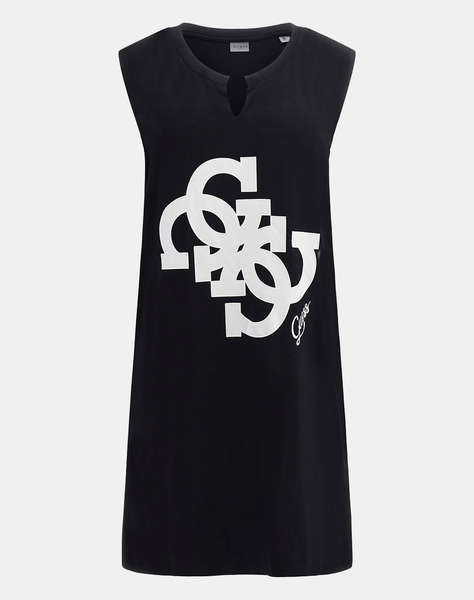 GUESS 4G SL OVER TEE - ECO FLUID VISCOSE MID WGT 210 BLUZA DE DAMA