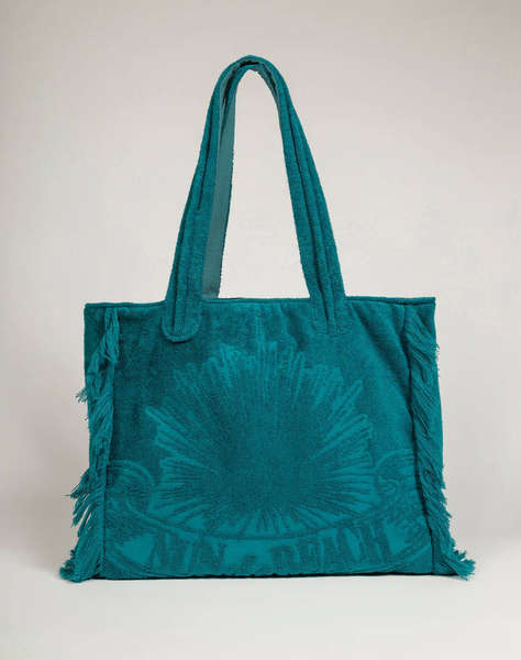SUN OF A BEACH Terry Tote Beach Bag (Dimensiuni: 44 x 40 x 17cm.)
