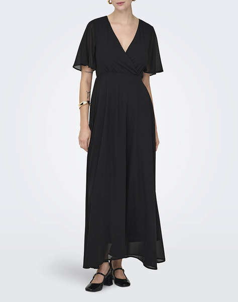 ONLY ONLSTAR LIFE S/S MIA MAXI DRESS WVN