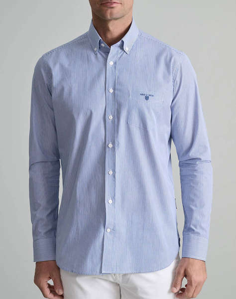 NAVY&GREEN CAMASA COMFORT FIT