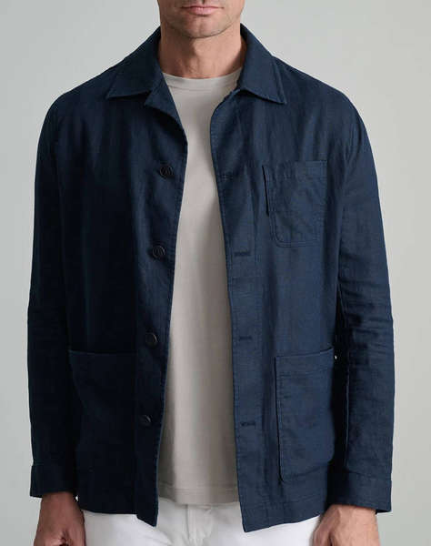 NAVY&GREEN SACOU-JACKET