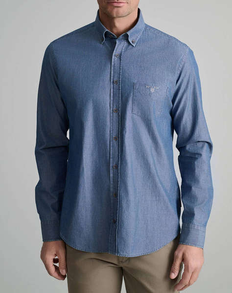 NAVY&GREEN CAMASA COMFORT FIT