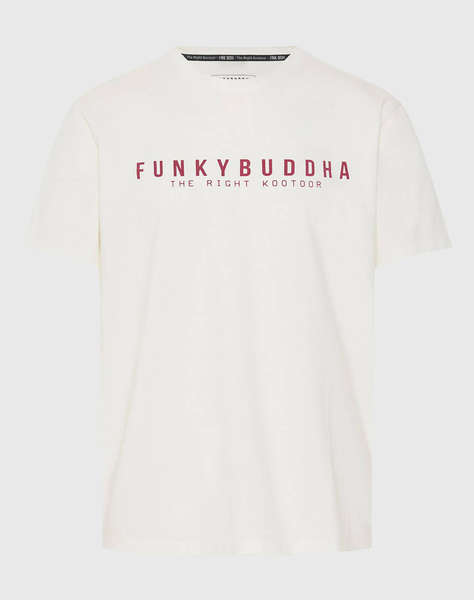 FUNKY BUDHA Bluza de barbati cu maneca scurta si imprimeu