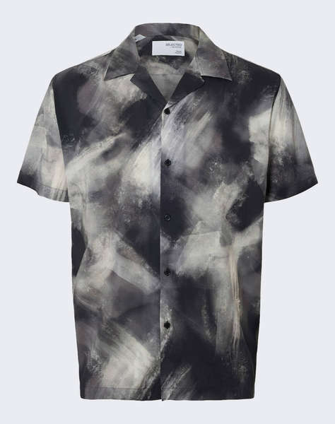 SELECTED SLHREG-AIR SHIRT SS MIX