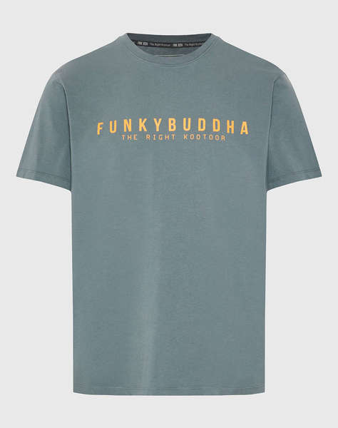 FUNKY BUDHA Bluza de barbati cu maneca scurta si imprimeu
