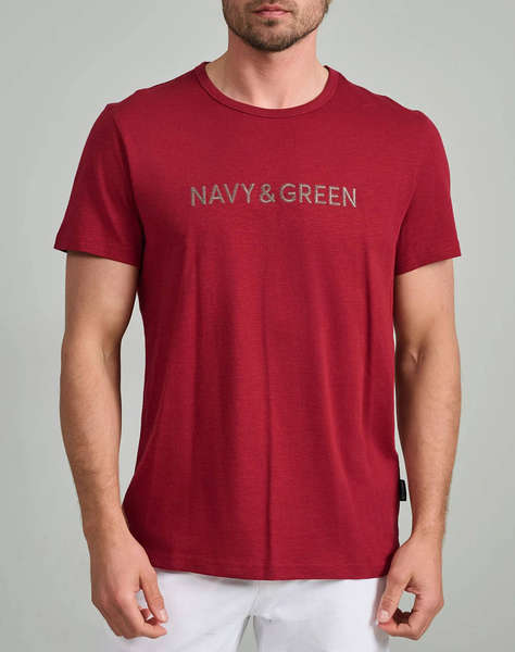 NAVY&GREEN BLUZA DECOLTEU